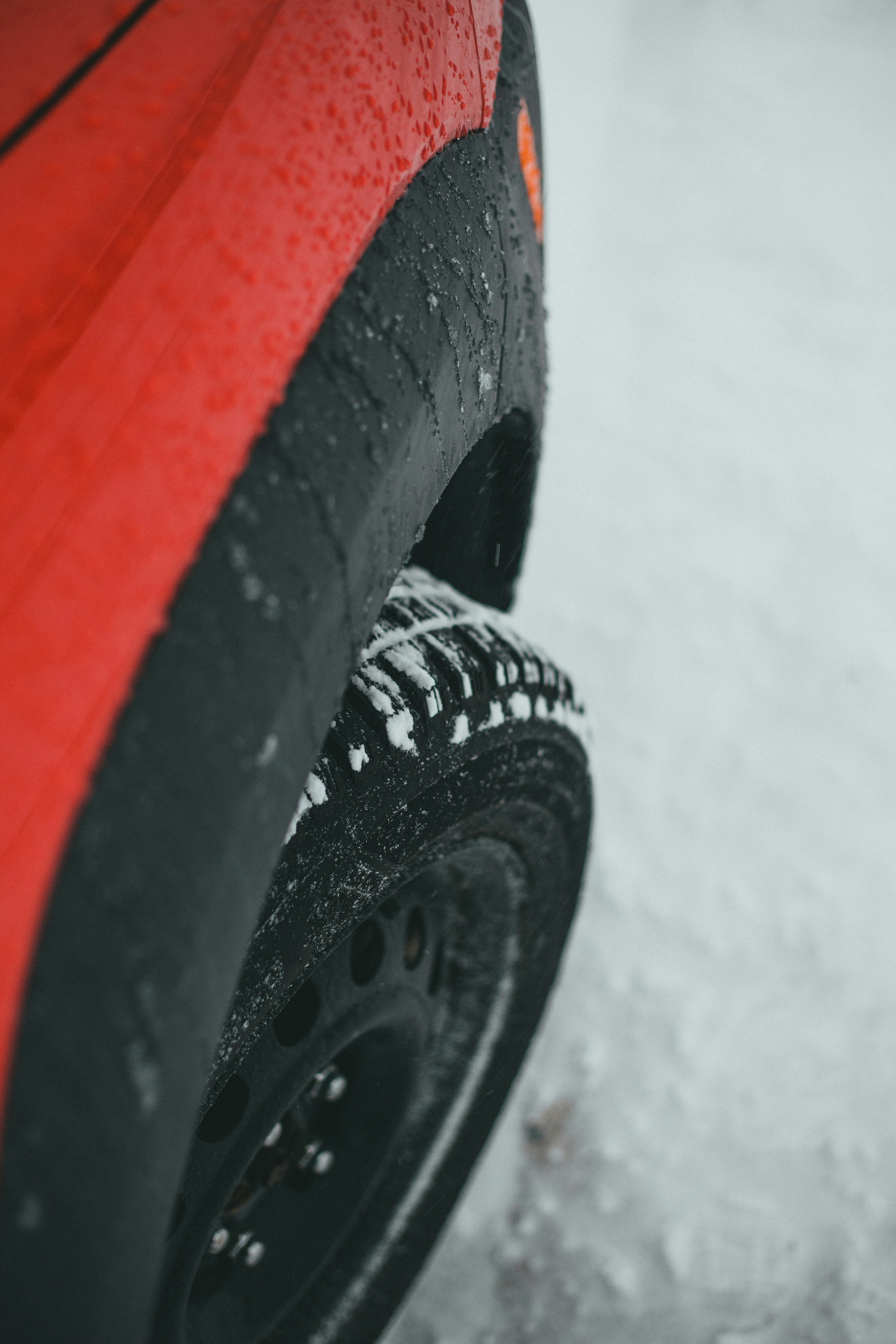 Winter tires on a Prius