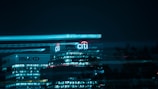 city buildings with lights during night time