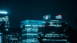 city buildings during night time