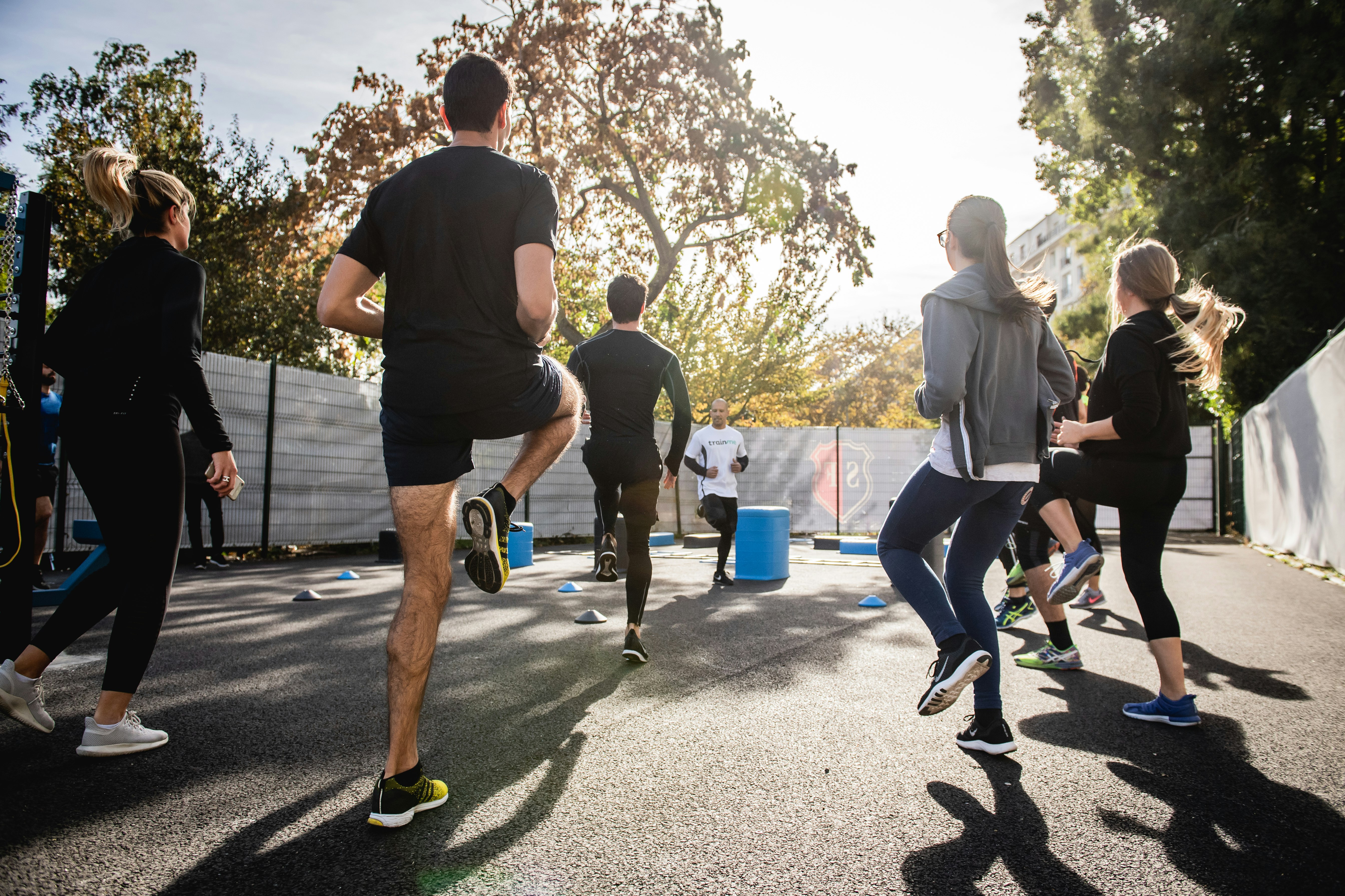 Bootcamp class in New Canaan park