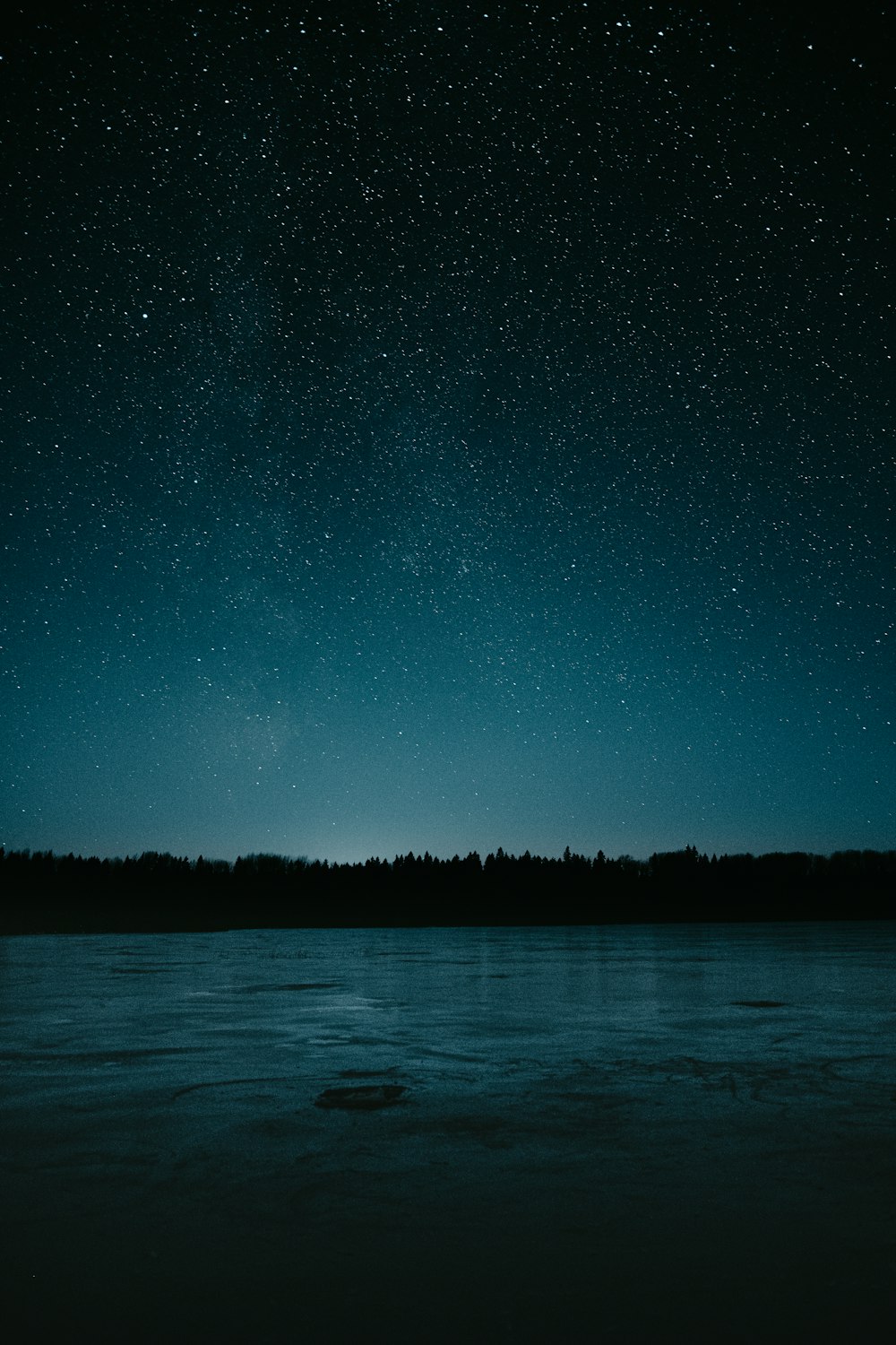 body of water during night time