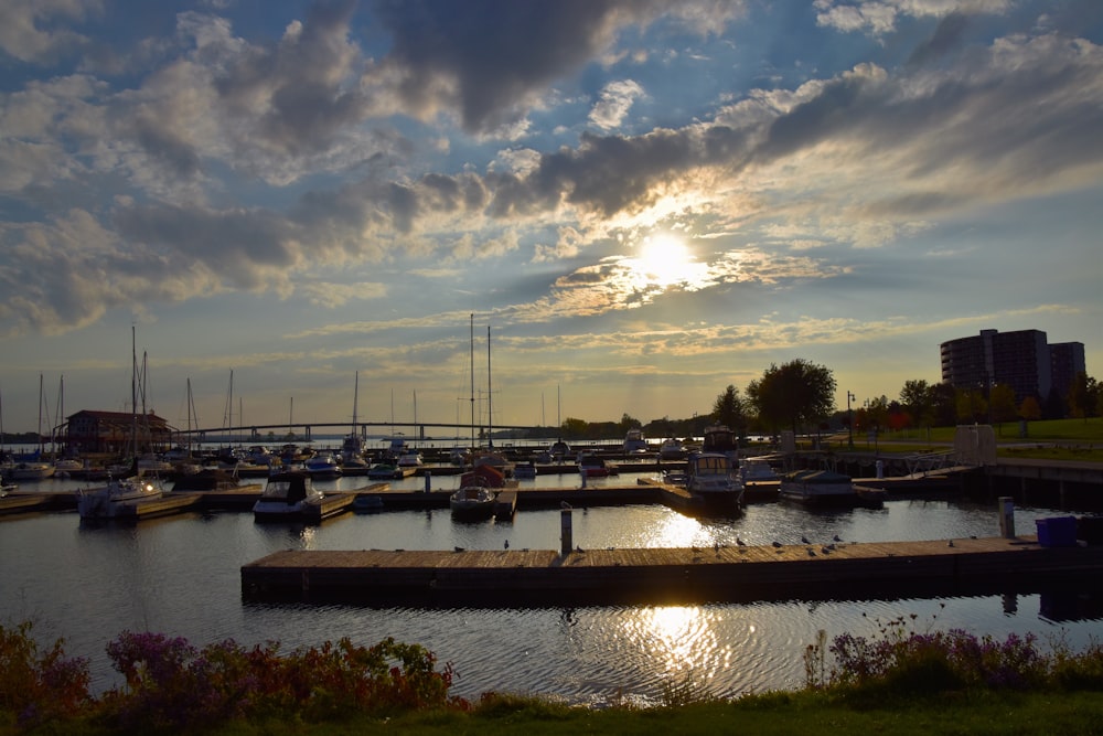 body of water under cloudy sky during daytime