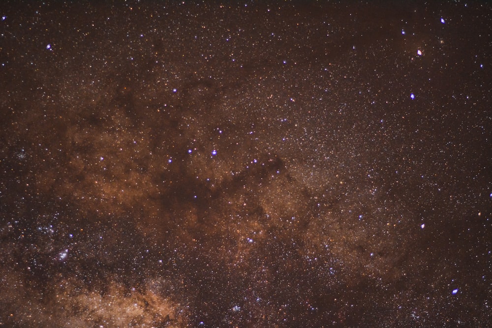 starry night sky over the starry night