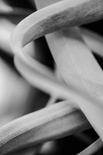 An abstract pattern of grain and shadow that seems to shift when viewed closely