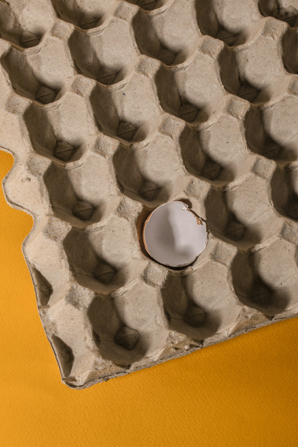 white ceramic bowl on gray concrete surface