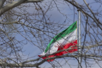 green white and red flag on pole during daytime (Unplash/mostafa meraji)