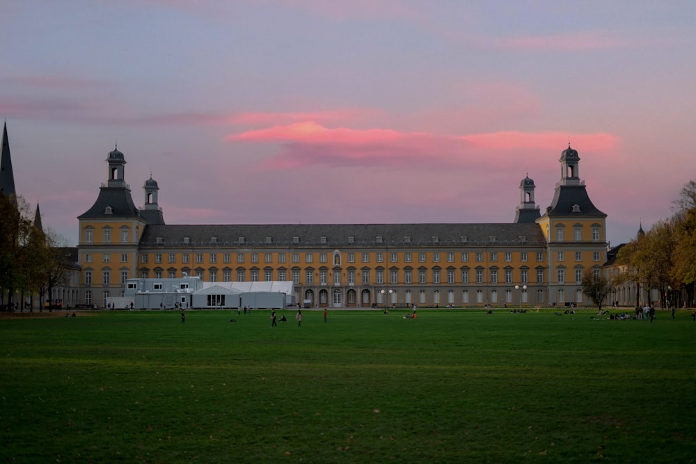 people walking on green grass field during daytime