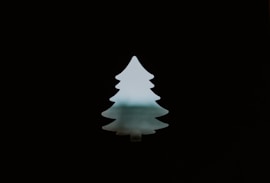 white and blue cloud illustration