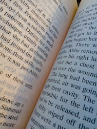 A translator working on medical documents.