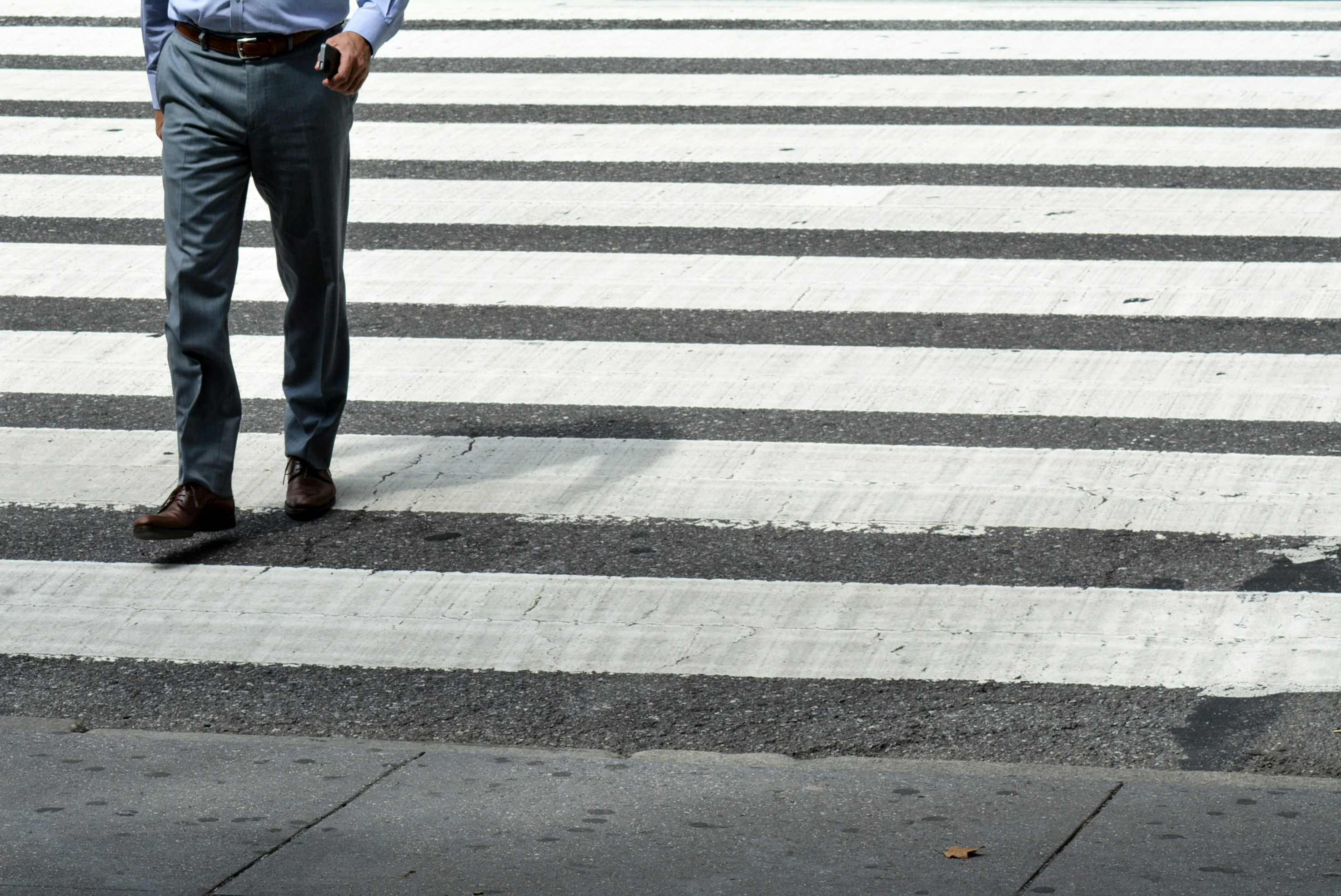 Businessman Crossing The Street photo by @FlowClark - for more, visit: FlowClark.com