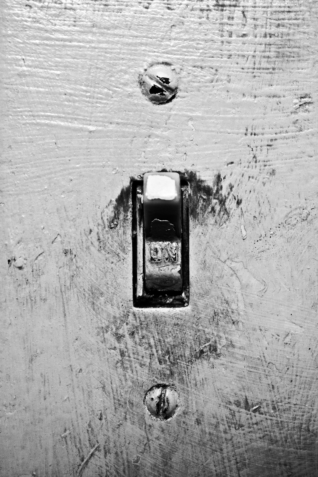 black and white light switch