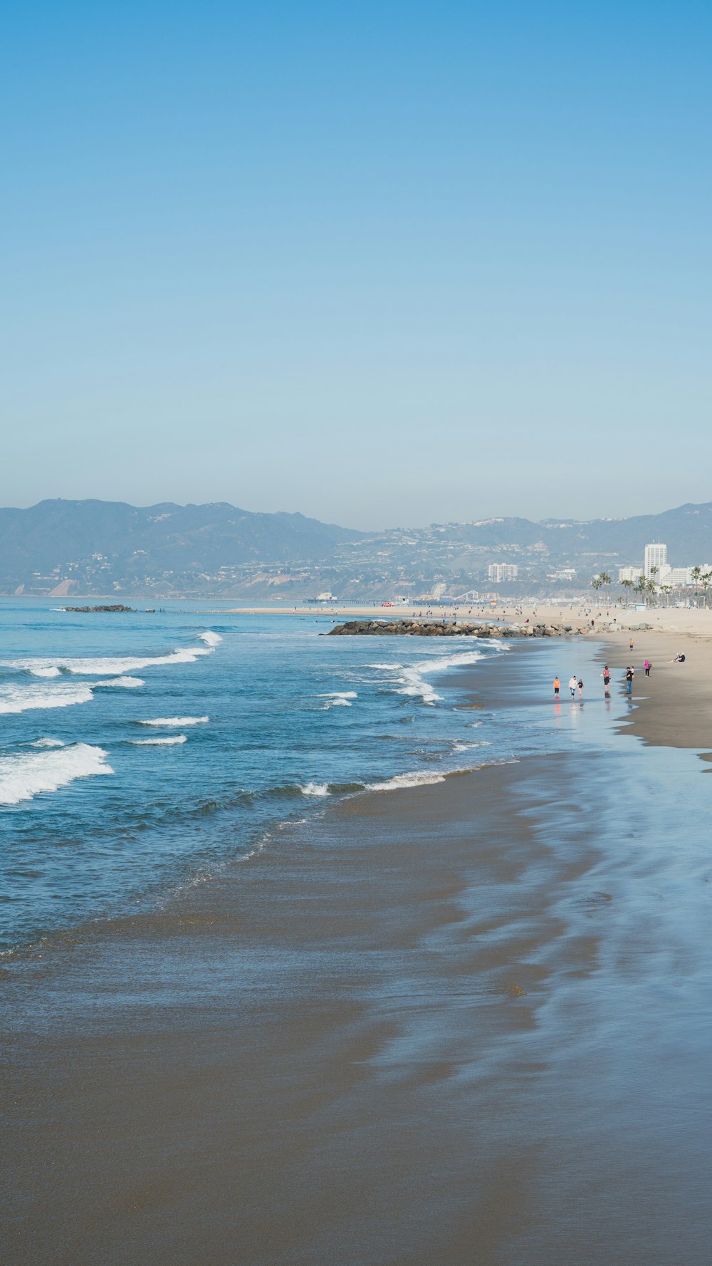 people on beach during daytime