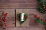 red and green plant on brown wooden wall