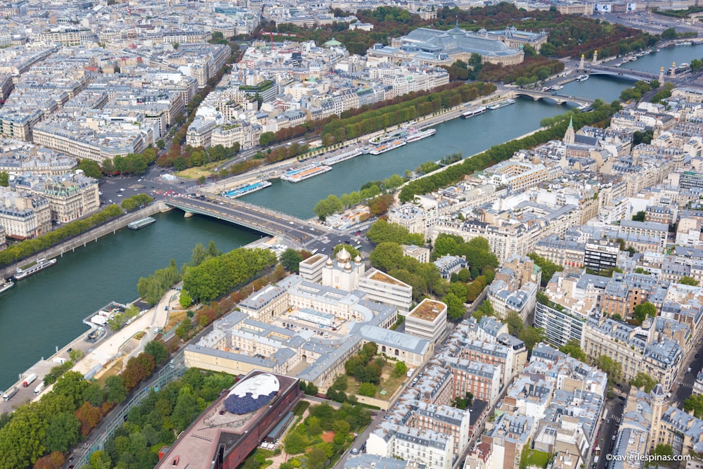 aerial view of city buildings during daytime