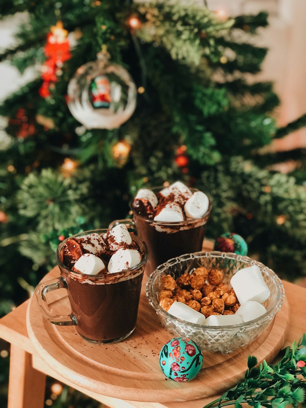 brown and white ice cream in brown ceramic bowl