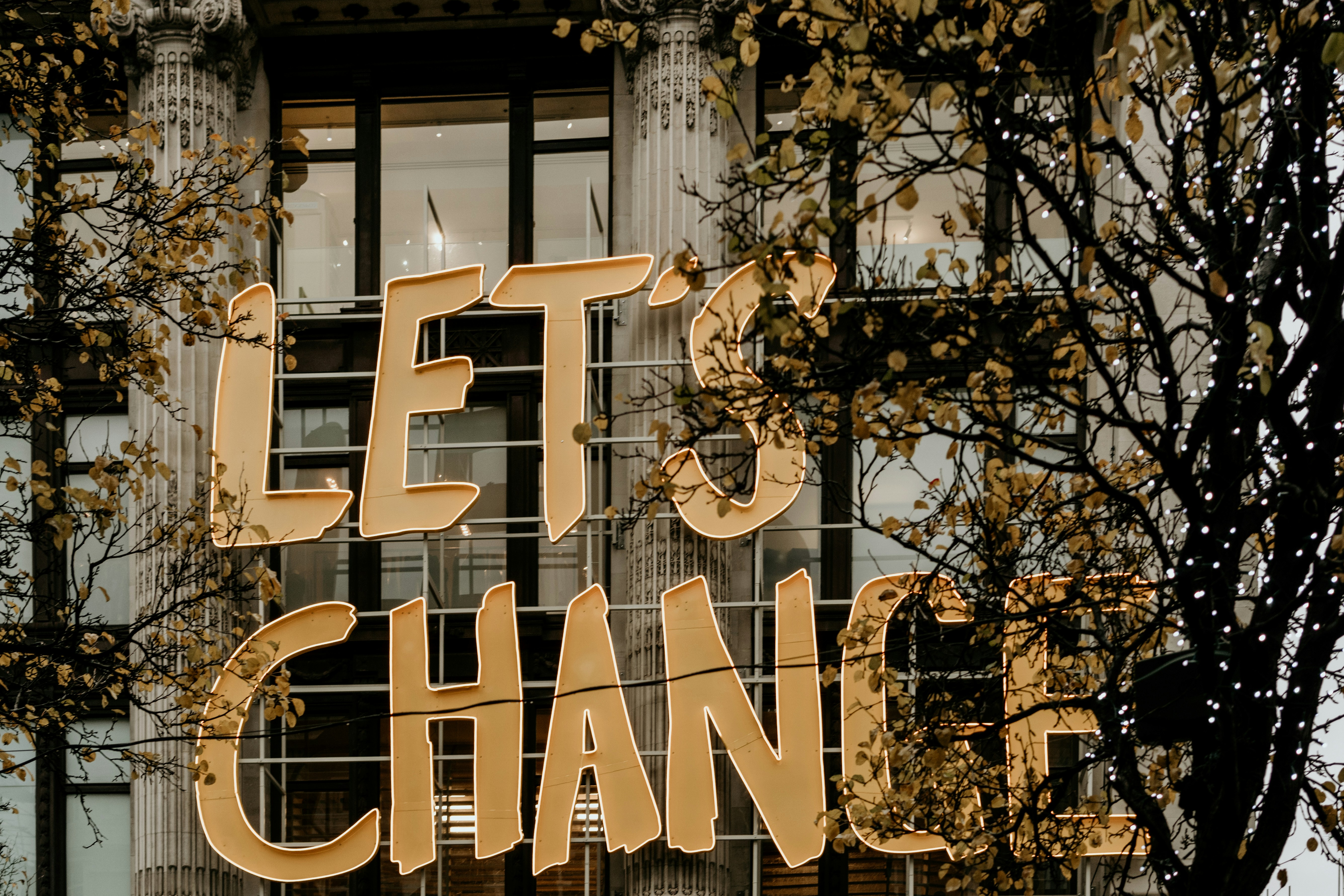 white love led light signage