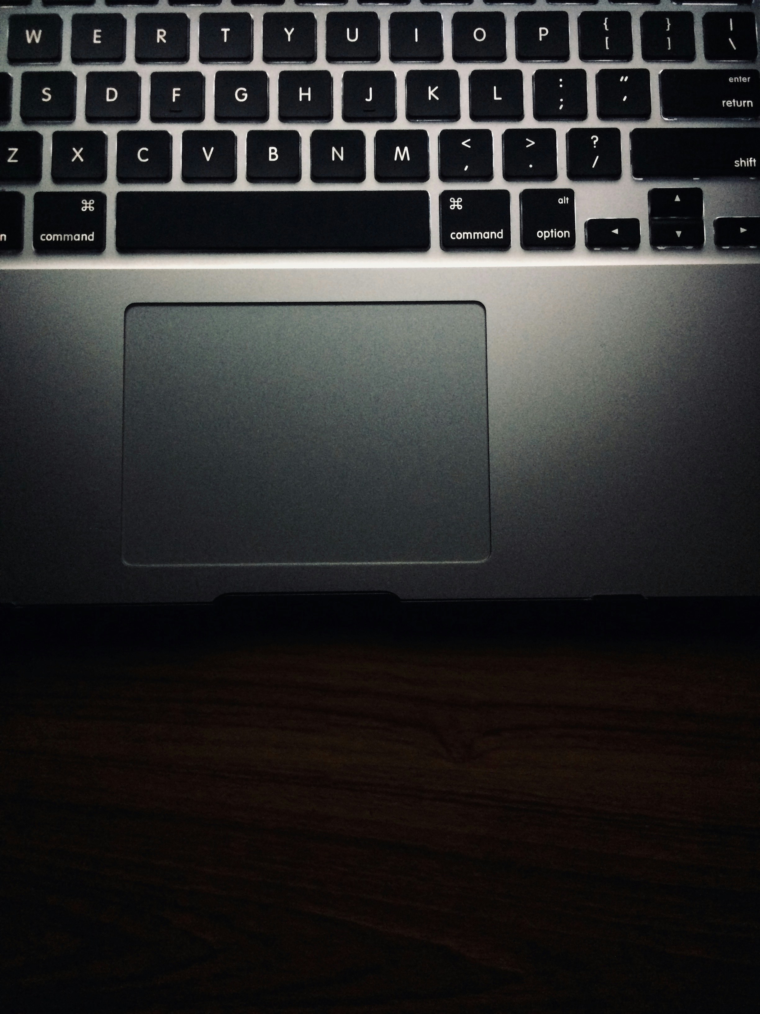 silver and black laptop computer