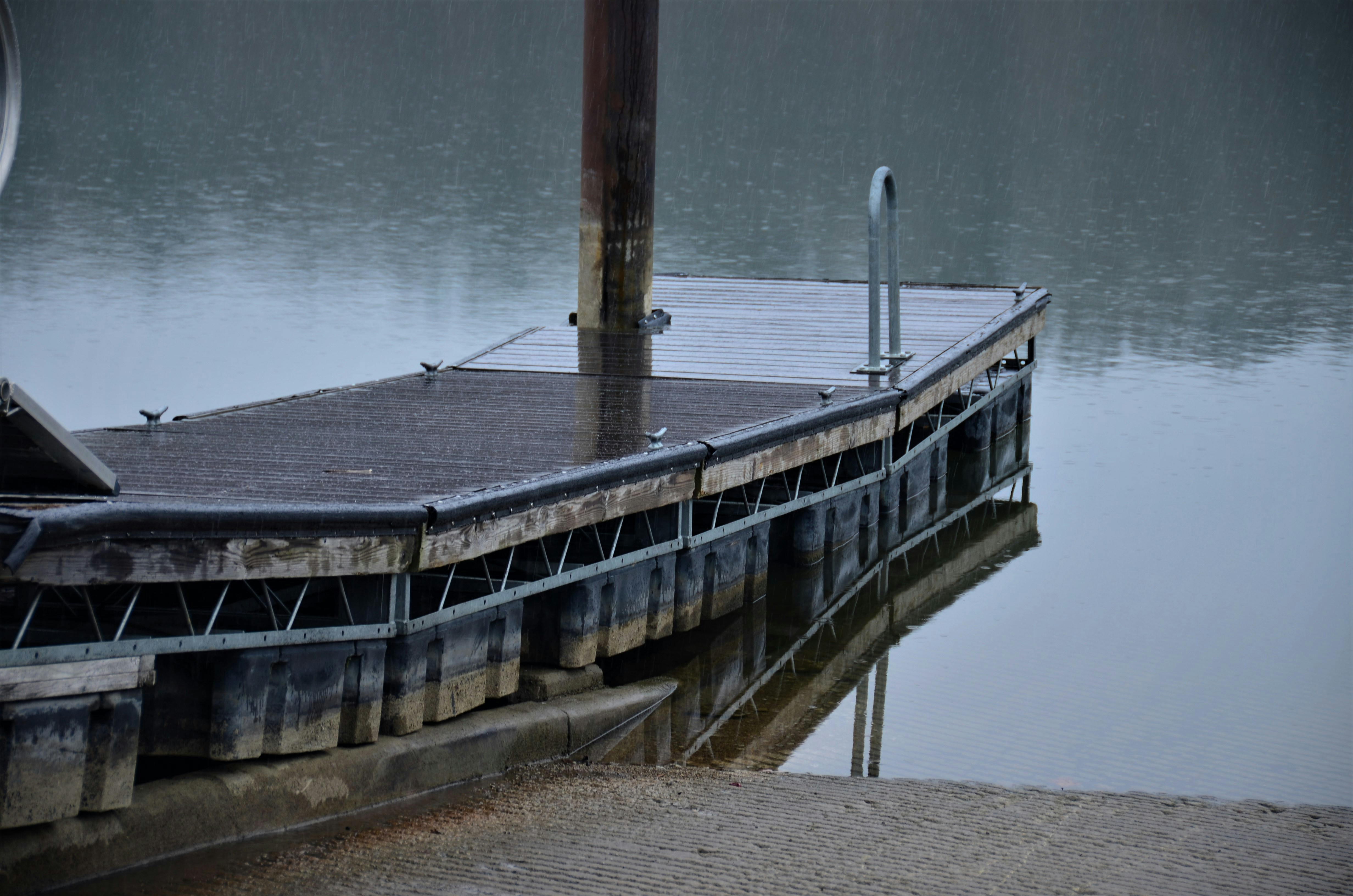 beautifully repaired and finished dock - dock repair near me
