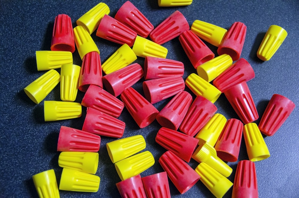 pink and yellow plastic toy