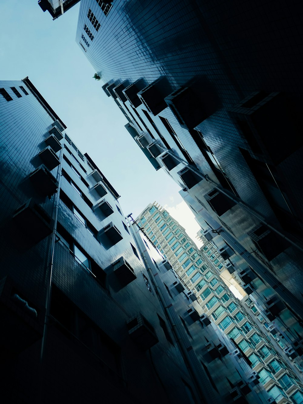 white and blue concrete building during daytime