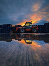 Nettoyage de matériels agricoles Nord, photo avant apres lavage tracteur Nord