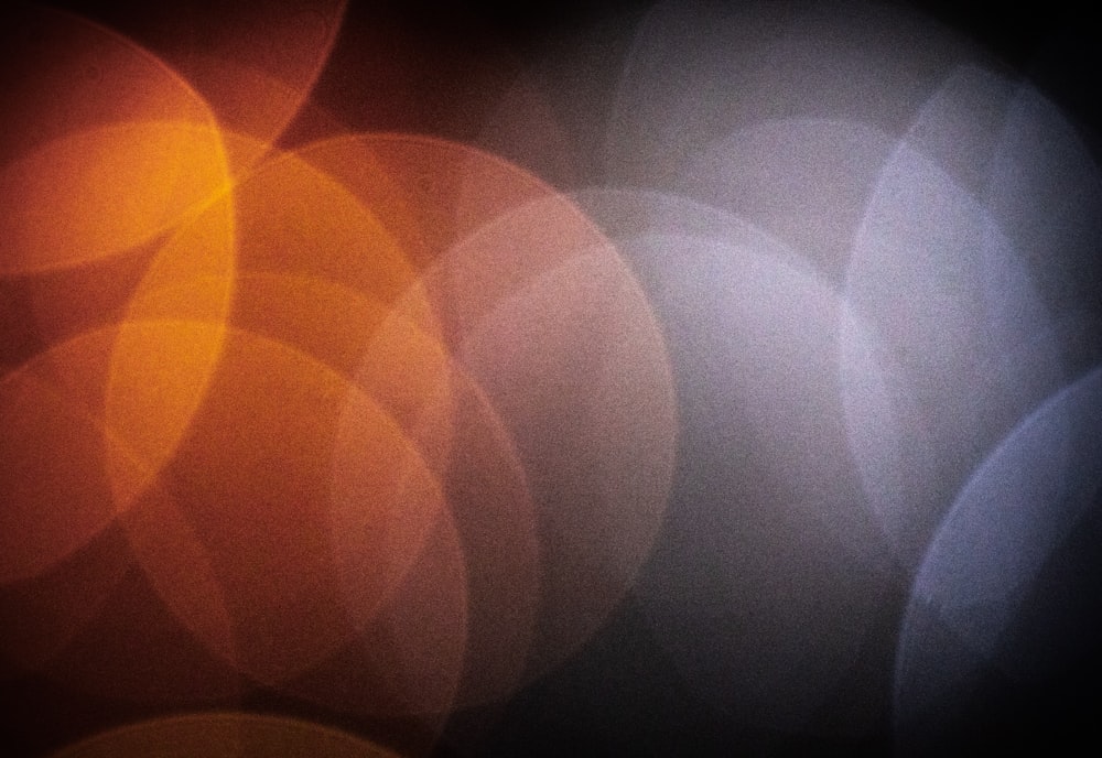 orange and white light digital wallpaper