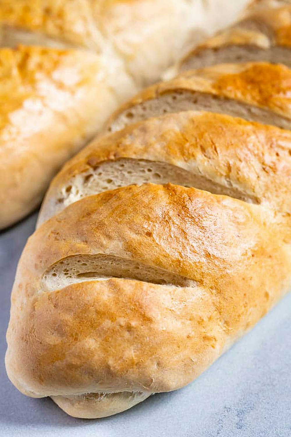 brown bread on white paper