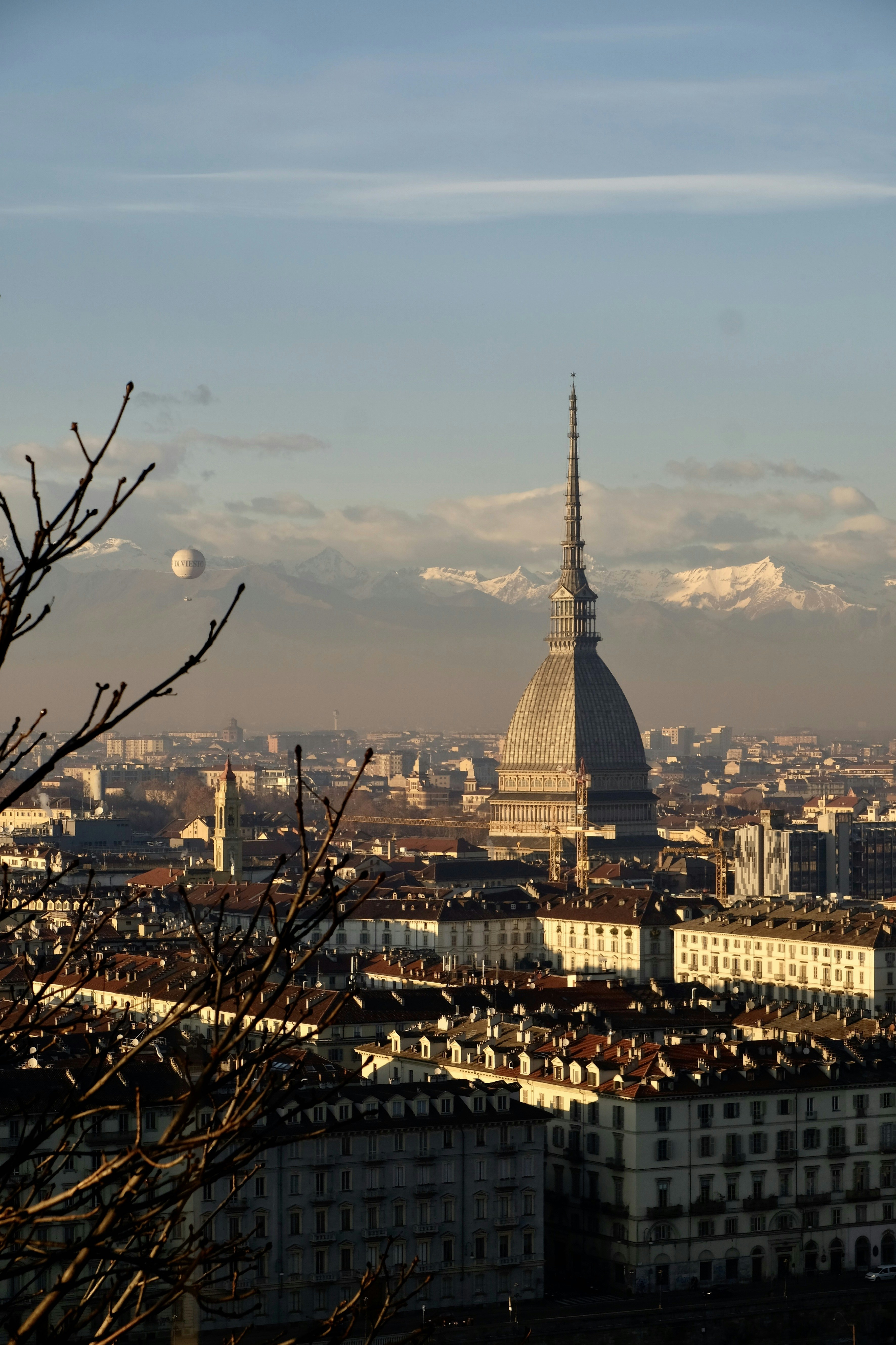 white and black concrete building during sunset