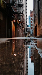 brown concrete building during night time