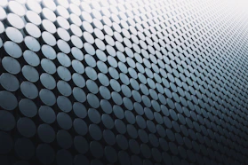 black and white polka dot textile