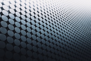 black and white polka dot textile