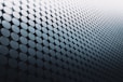 black and white polka dot textile