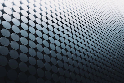 black and white polka dot textile