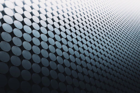 black and white polka dot textile