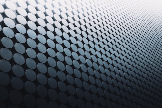 black and white polka dot textile