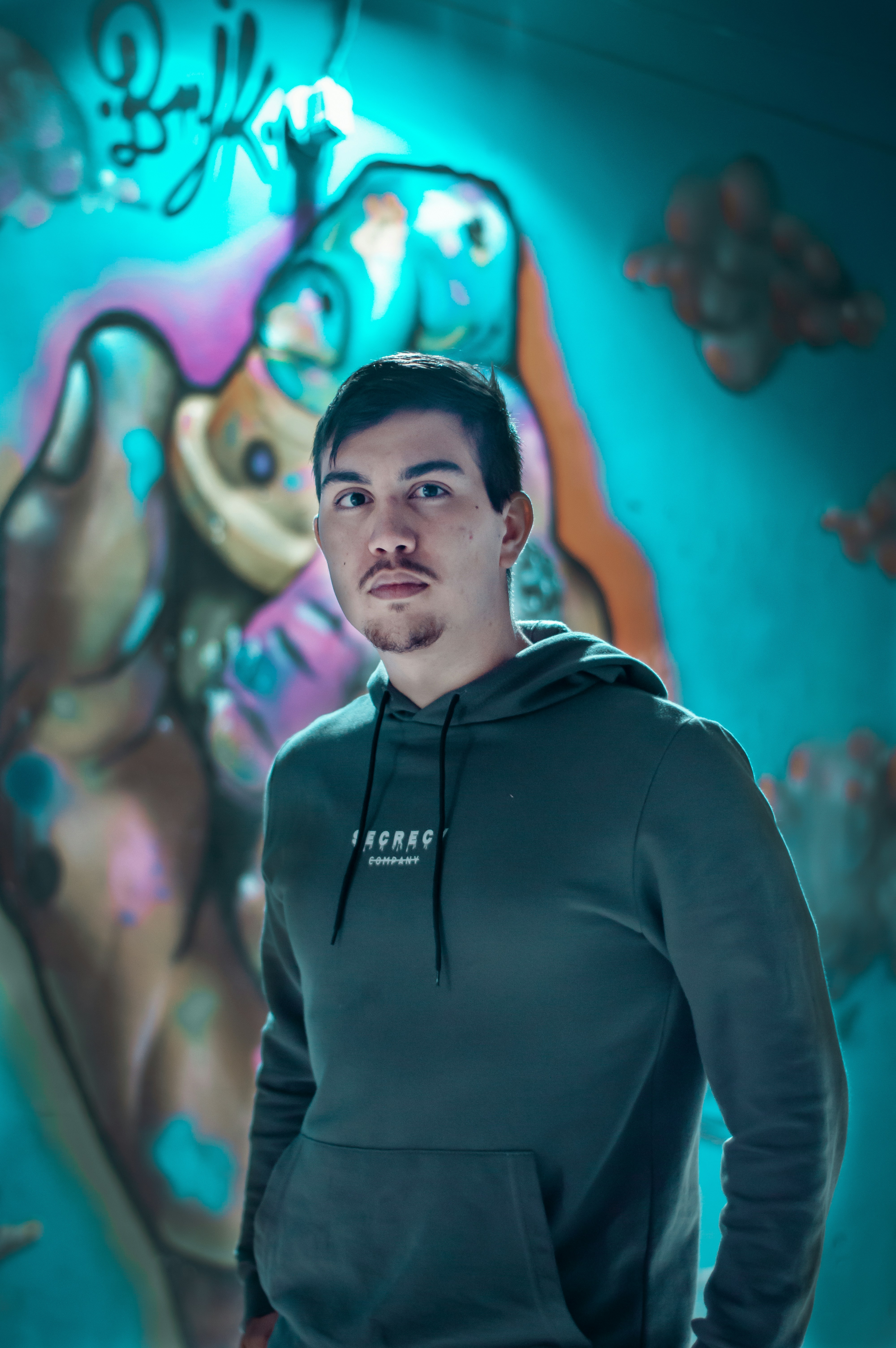 Vibrant Abstract Hoodie