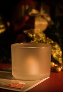 Glass Candle Holder