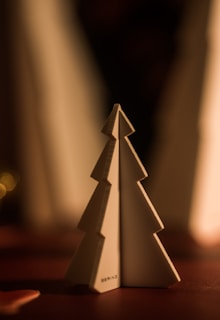 Classic Christmas scene with soft lighting and cozy, neutral hues.