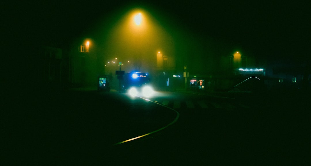 cars on road during night time