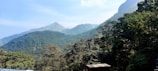 A scenic view of Uttarakhand's lush landscape.