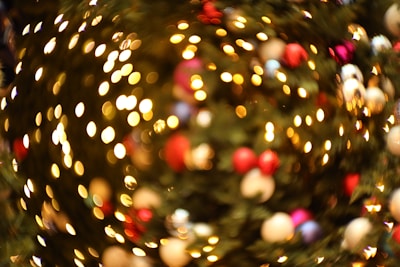 A captivating image of festival decorations and lights.