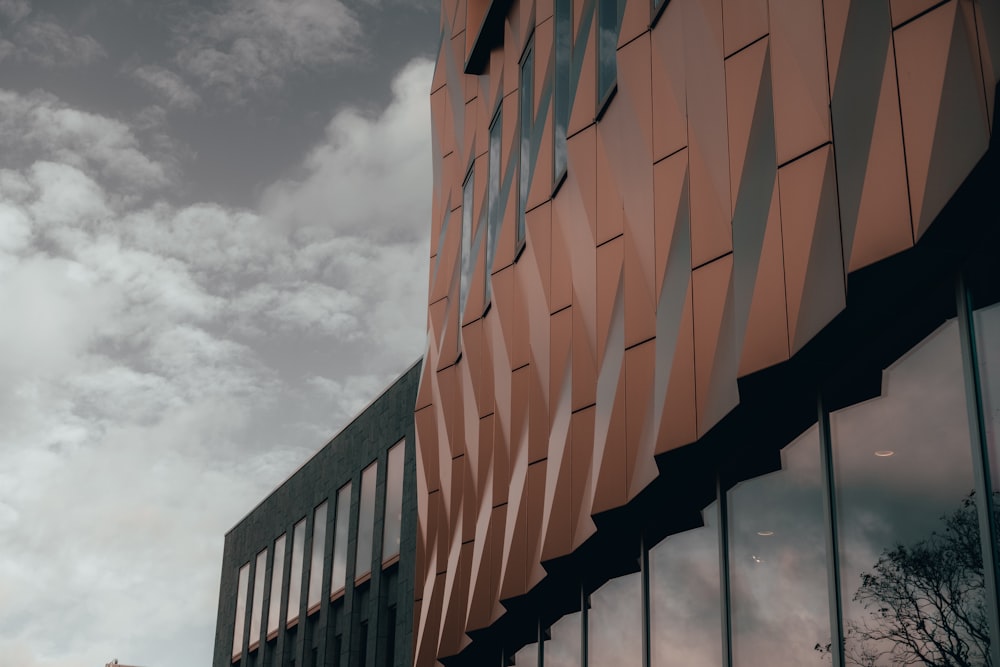 brown and white concrete building