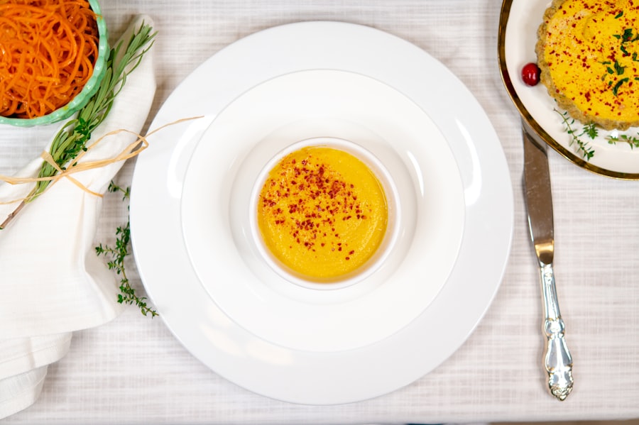 Crema de Lentejas Rojas con Cúrcuma para Embarazadas