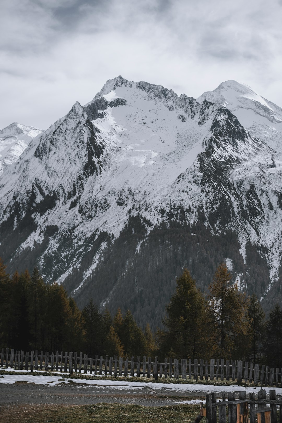 snow covered mountain during daytime