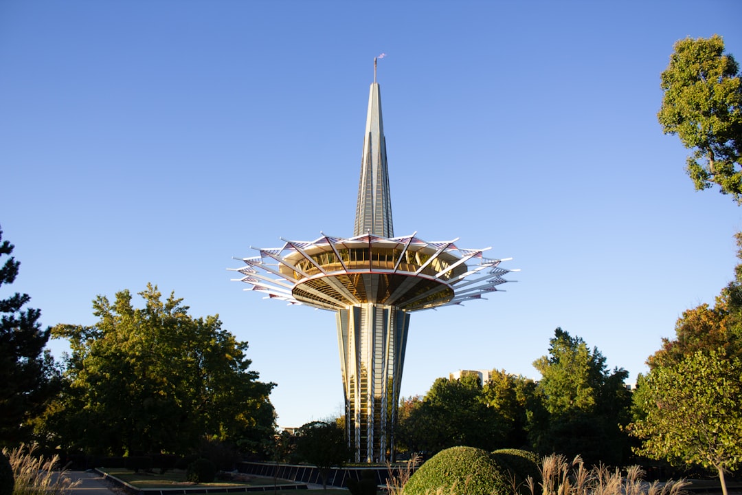 white and blue tower under blue sky during daytime