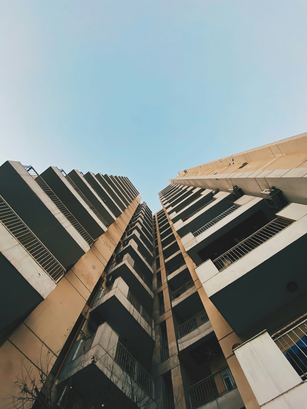 white and black concrete building