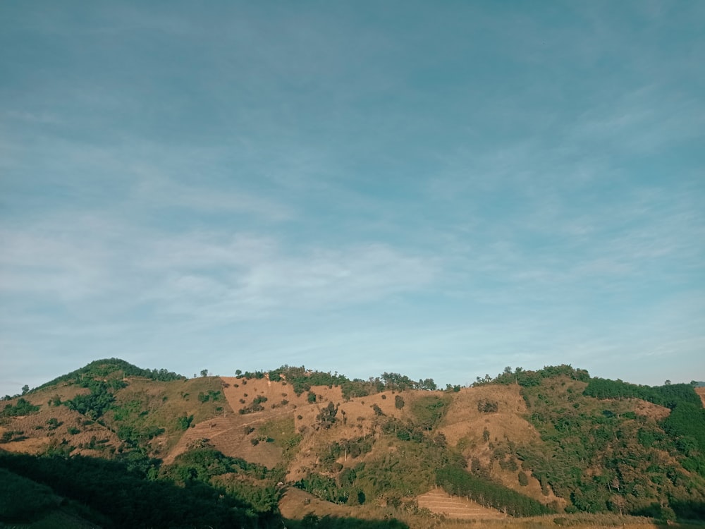 green and brown mountains under blue sky during daytime