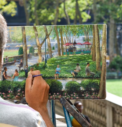 people sitting on bench during daytime