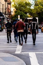 people walking on pedestrian lane during daytime