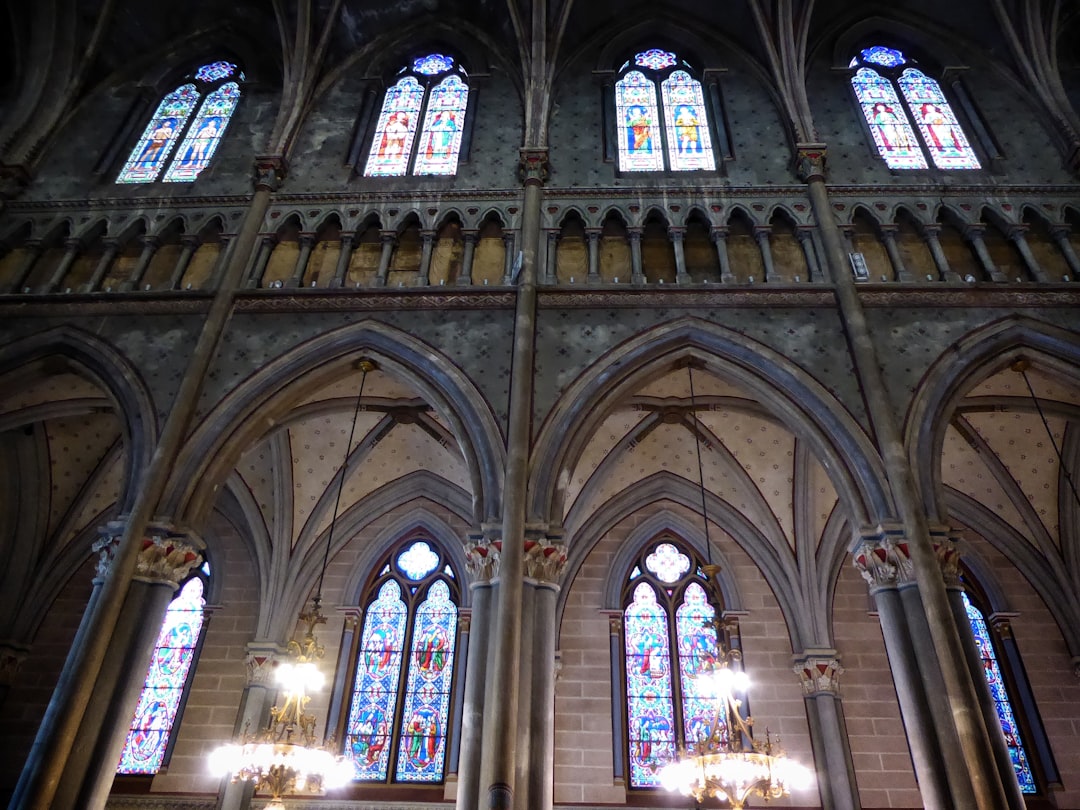 gray and brown cathedral interior